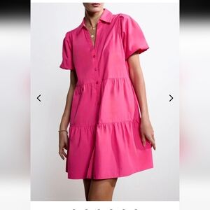 DKNY Women's Pink Short Sleeve Dress, size 12